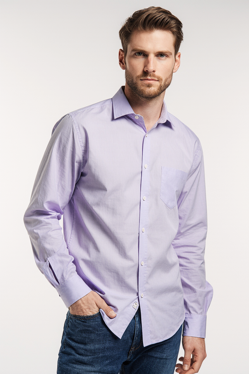 Solid Lavender Shirt